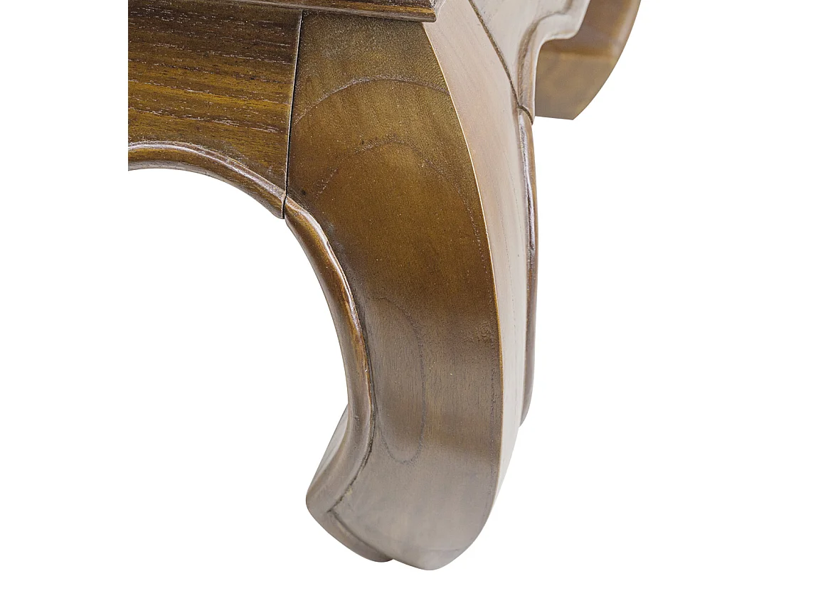 Table basse rectangulaire en bois massif de Mindy Kastar 125cm