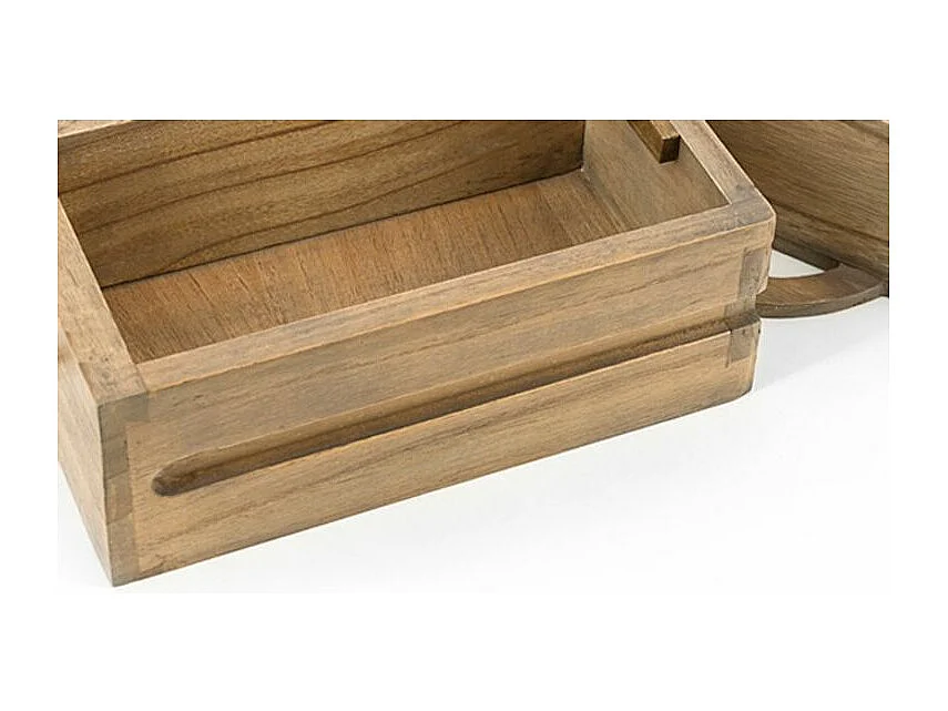 Petite table d’appoint en bois massif naturel MAZARI