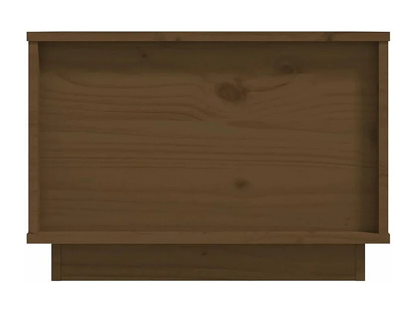 Table basse Marron miel 40x50x35 Bois massif de pin