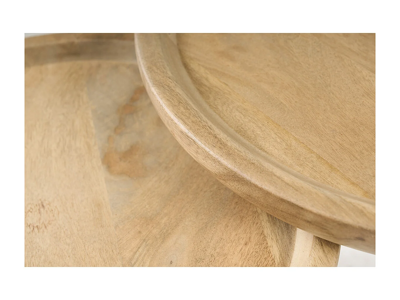 Mesas nido en mango y metal PYTA