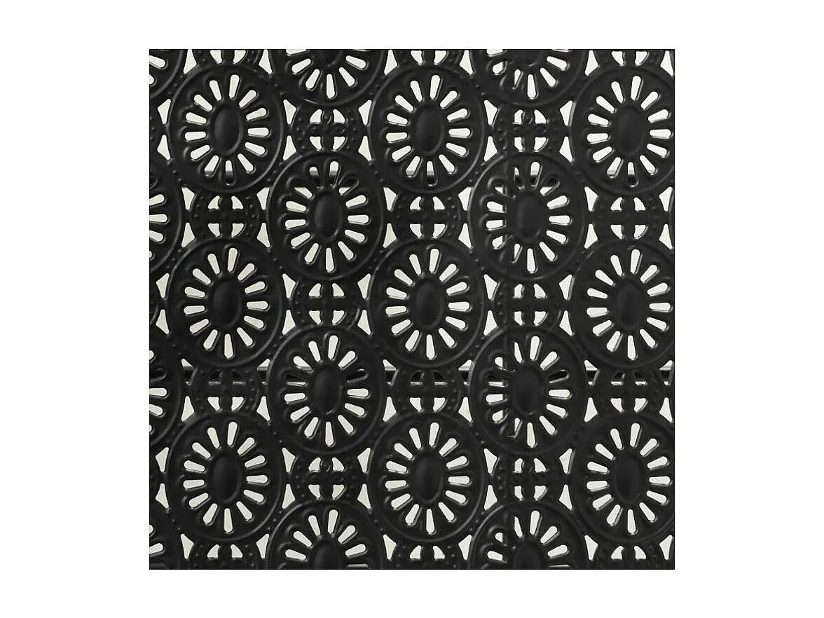 Table basse rectangulaire pliante métal noir Rudy