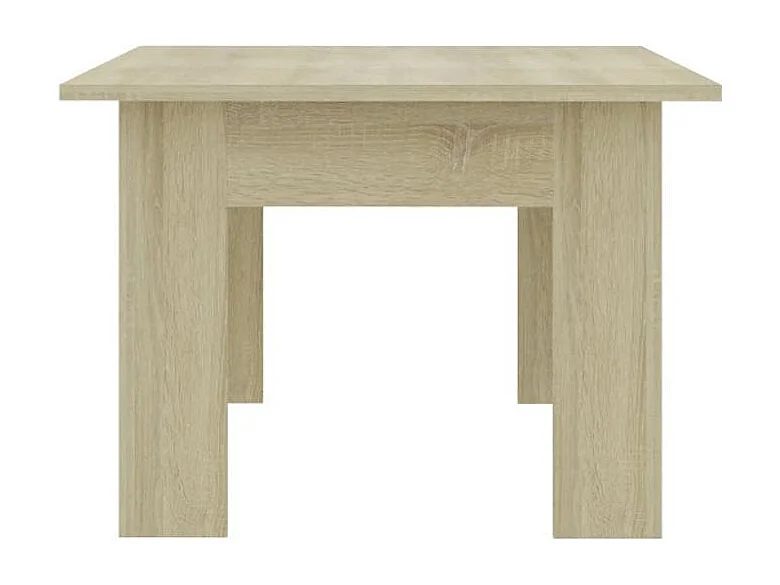 Table basse rectangulaire chêne clair Evi