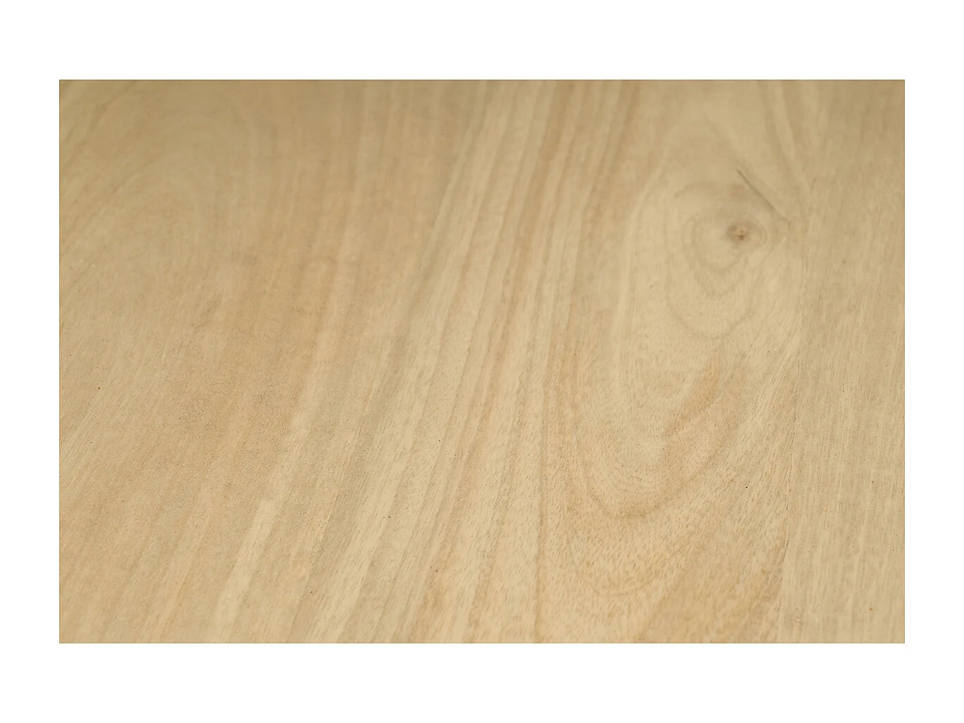 Tables basses gigognes rondes bois manguier massif (lot de 2) BARREL