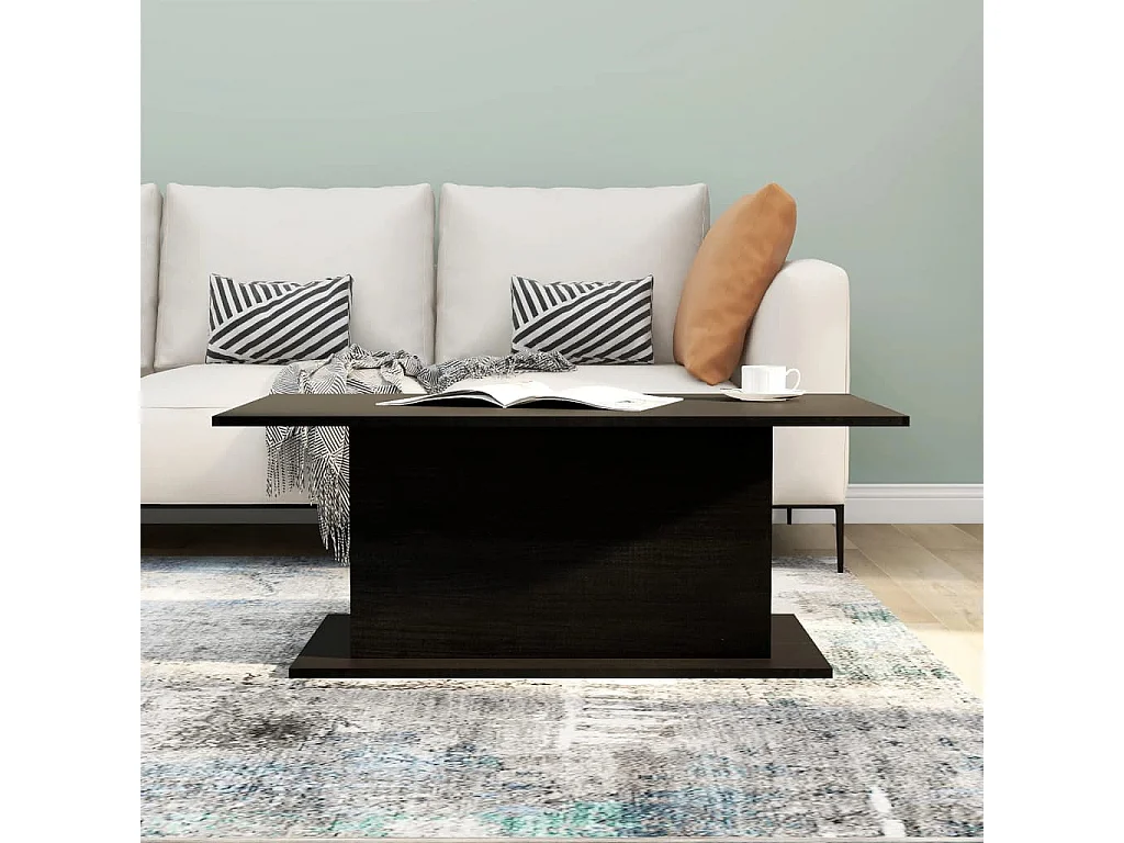 Table basse Noir 102x55,5x40