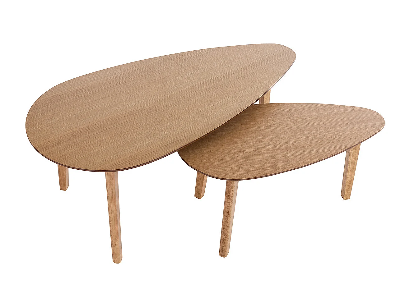 2er-Set Couchtische Eiche ARTIK