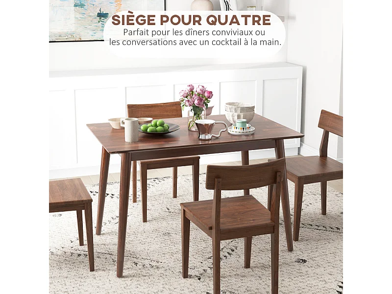 Table à manger TANYA marron