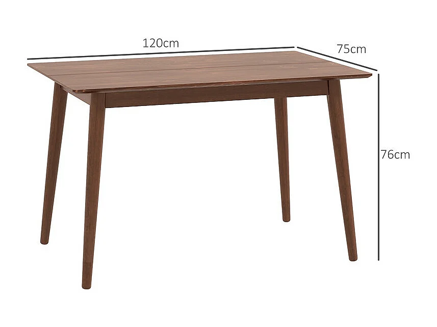 Table à manger TANYA marron