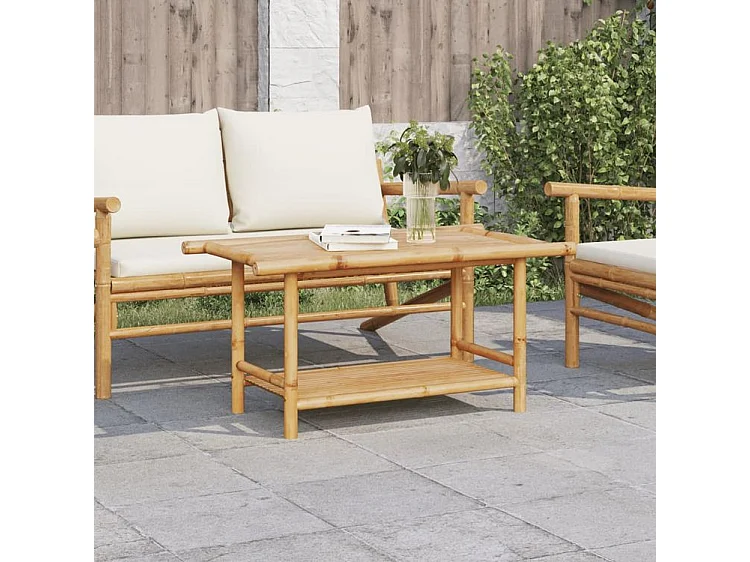 Table basse 90x50x45 bambou