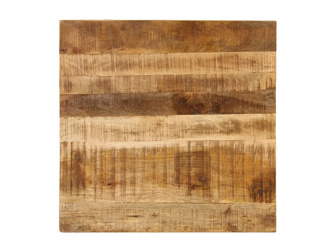 Table basse carrée manguier massif clair Walker