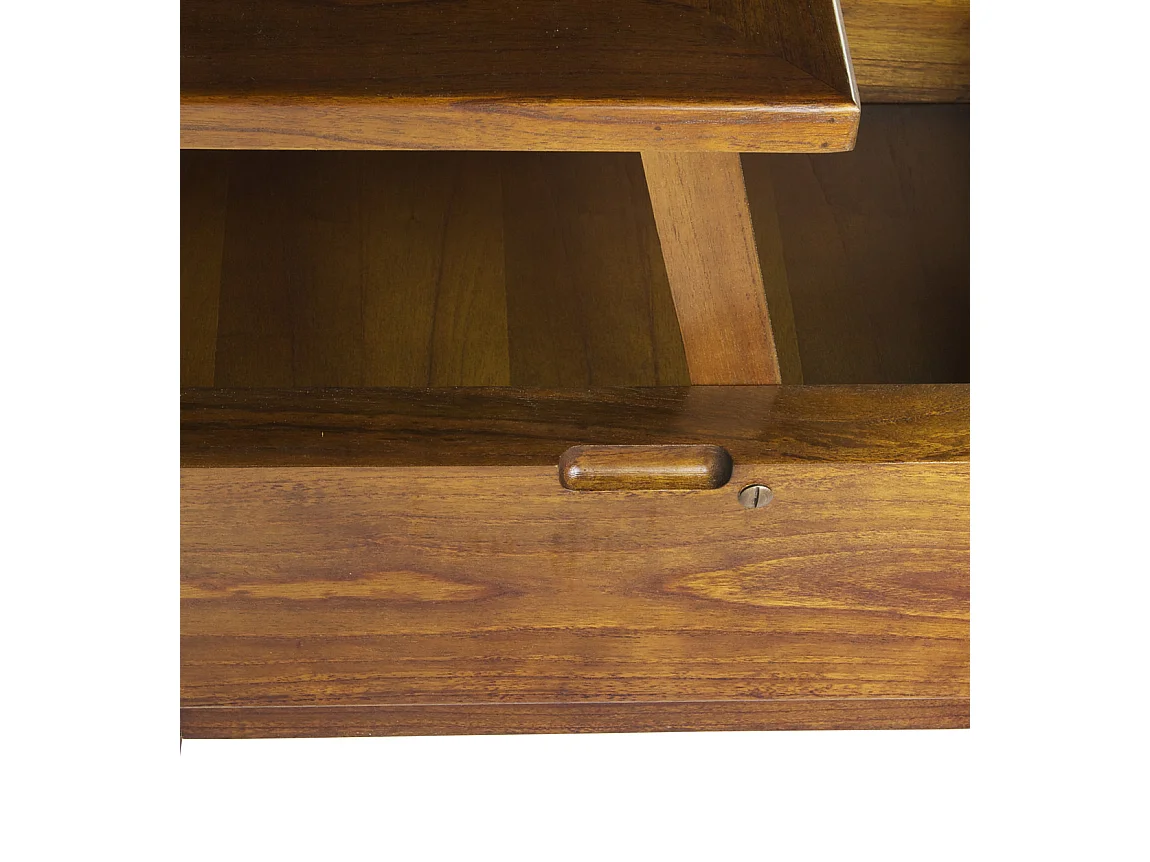 Table basse relevable bois massif de mindi Kretos 115cm