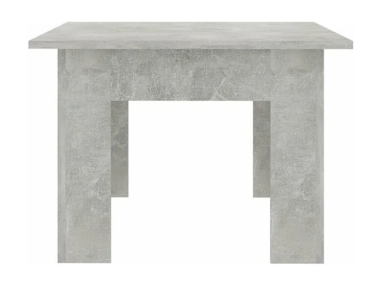 Table basse rectangulaire bois gris béton Léonie