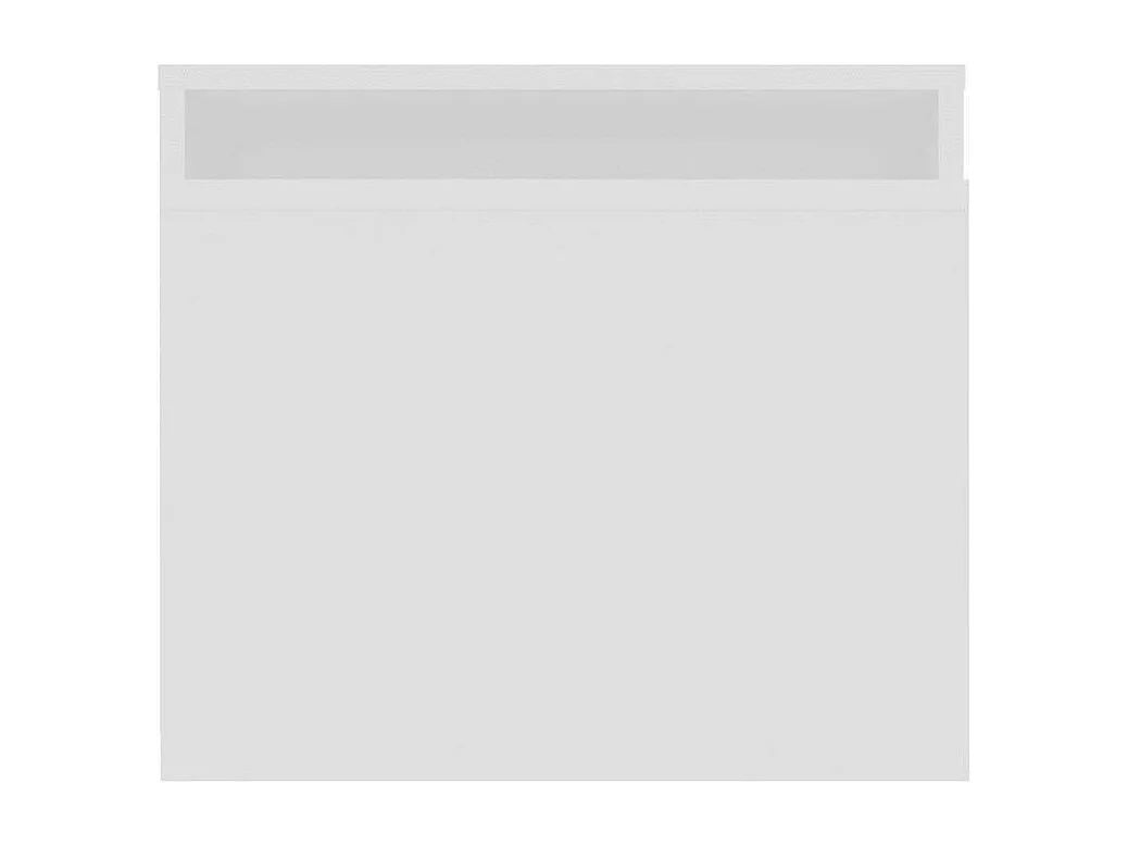 Set de 2 tables basses gigognes bois blanc Folet 100cm