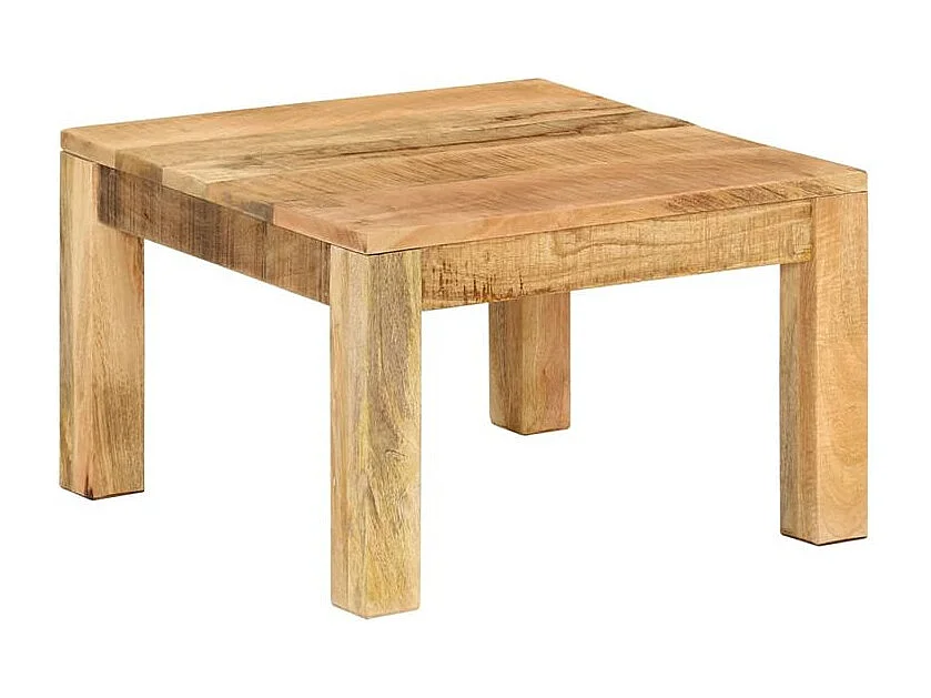 Table basse 55x55x35 Bois de manguier massif