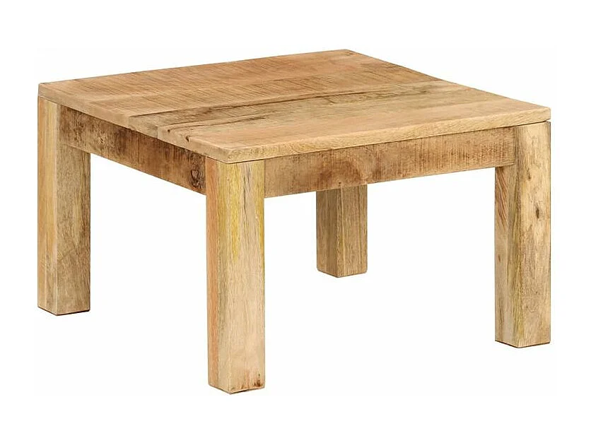Table basse 55x55x35 Bois de manguier massif
