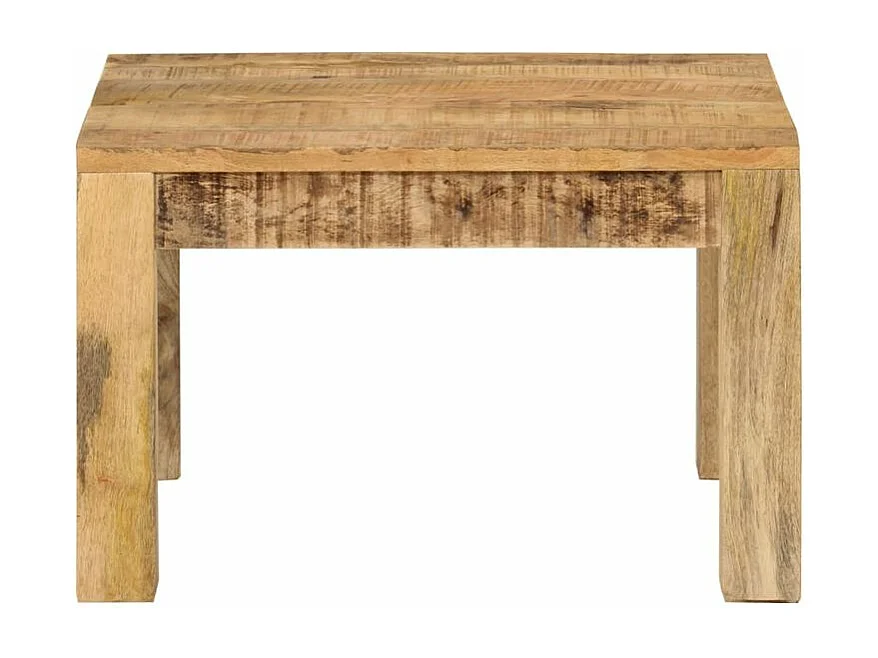 Table basse 55x55x35 Bois de manguier massif