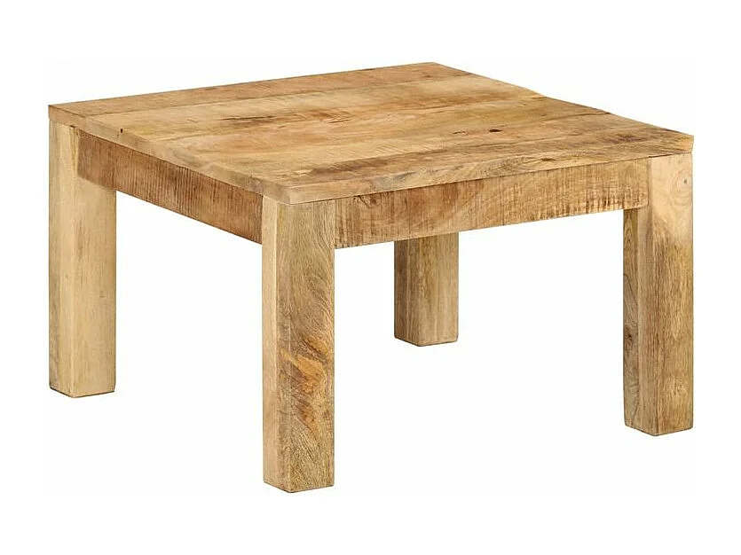 Table basse 55x55x35 Bois de manguier massif