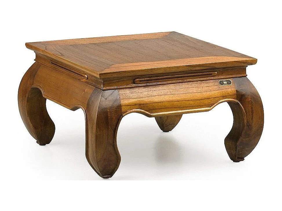 Table basse carrée en bois massif de Mindy Kastar 60cm