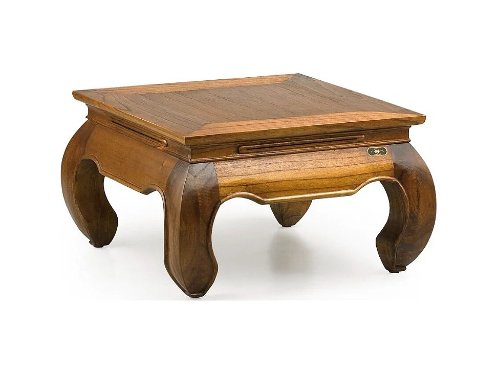 Table basse carrée en bois massif de Mindy Kastar 60cm
