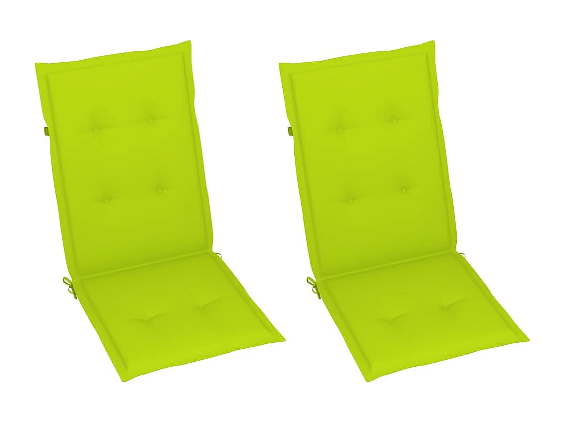 Chaise à bascule avec coussin Bambou 3