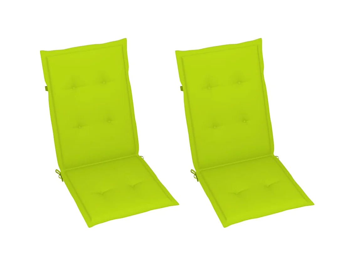 Chaise à bascule avec coussin Bambou 3