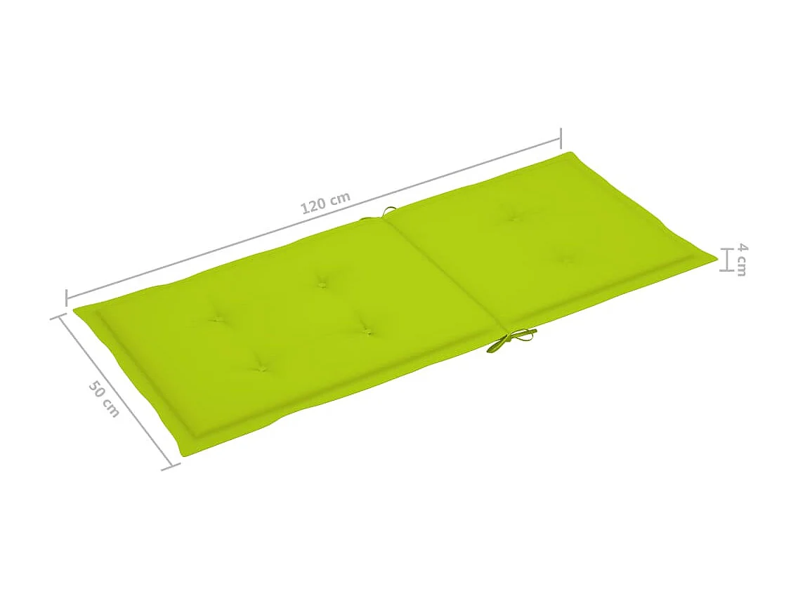 Chaise à bascule avec coussins Bois d'acacia massif 27