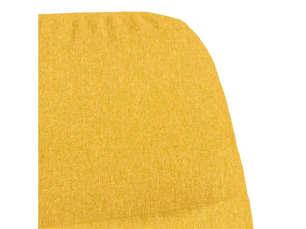 Chaise à bascule Jaune moutarde Tissu