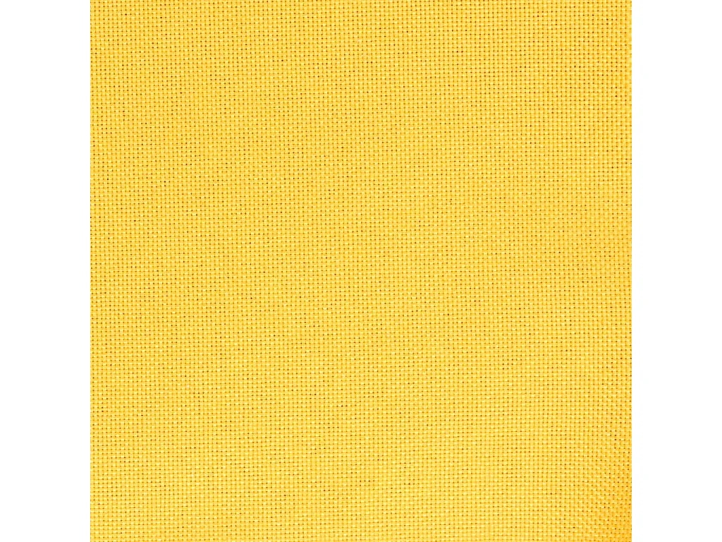 Chaise à bascule avec tabouret Jaune moutarde Tissu 2