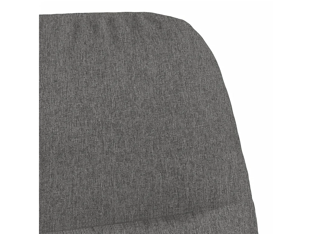 Chaise à bascule Gris clair Tissu 2