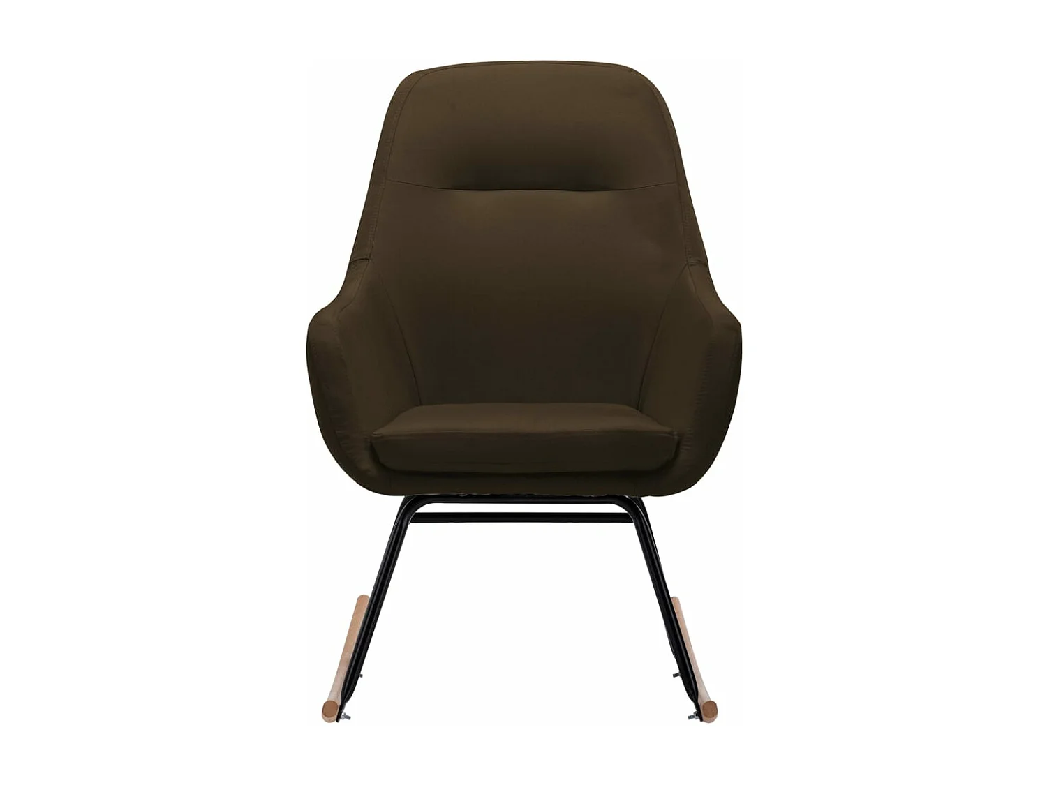 Chaise à bascule Marron Tissu Kazo