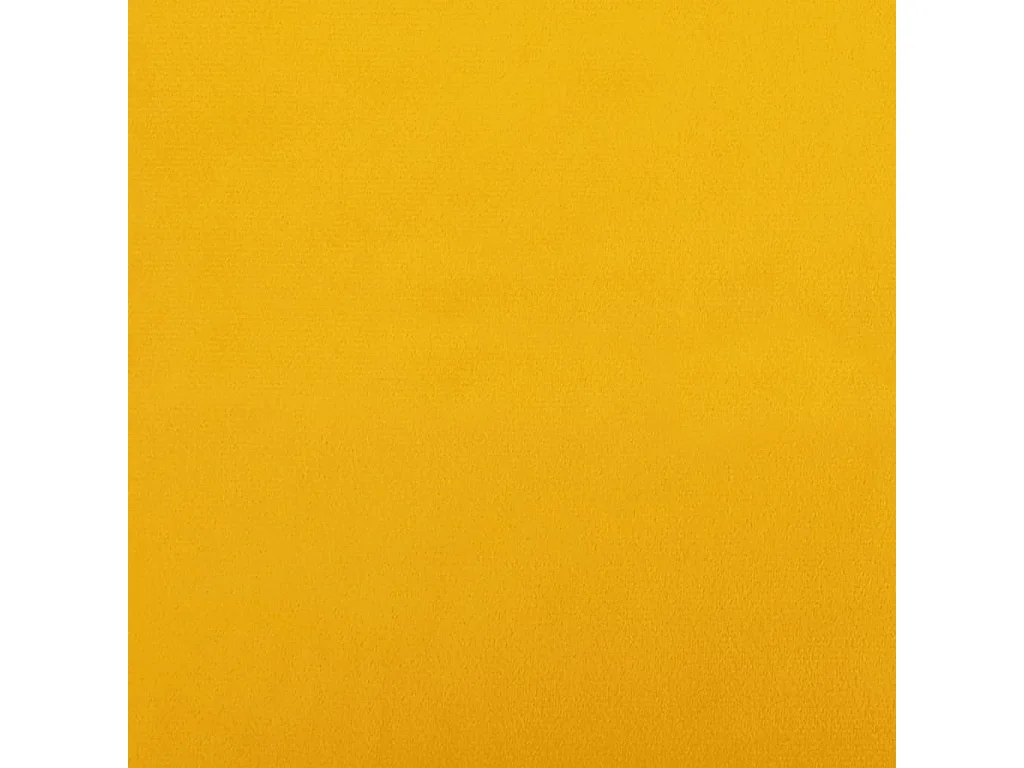 Fauteuil à bascule pieds en bois massif d'hévéa Jaune Velours