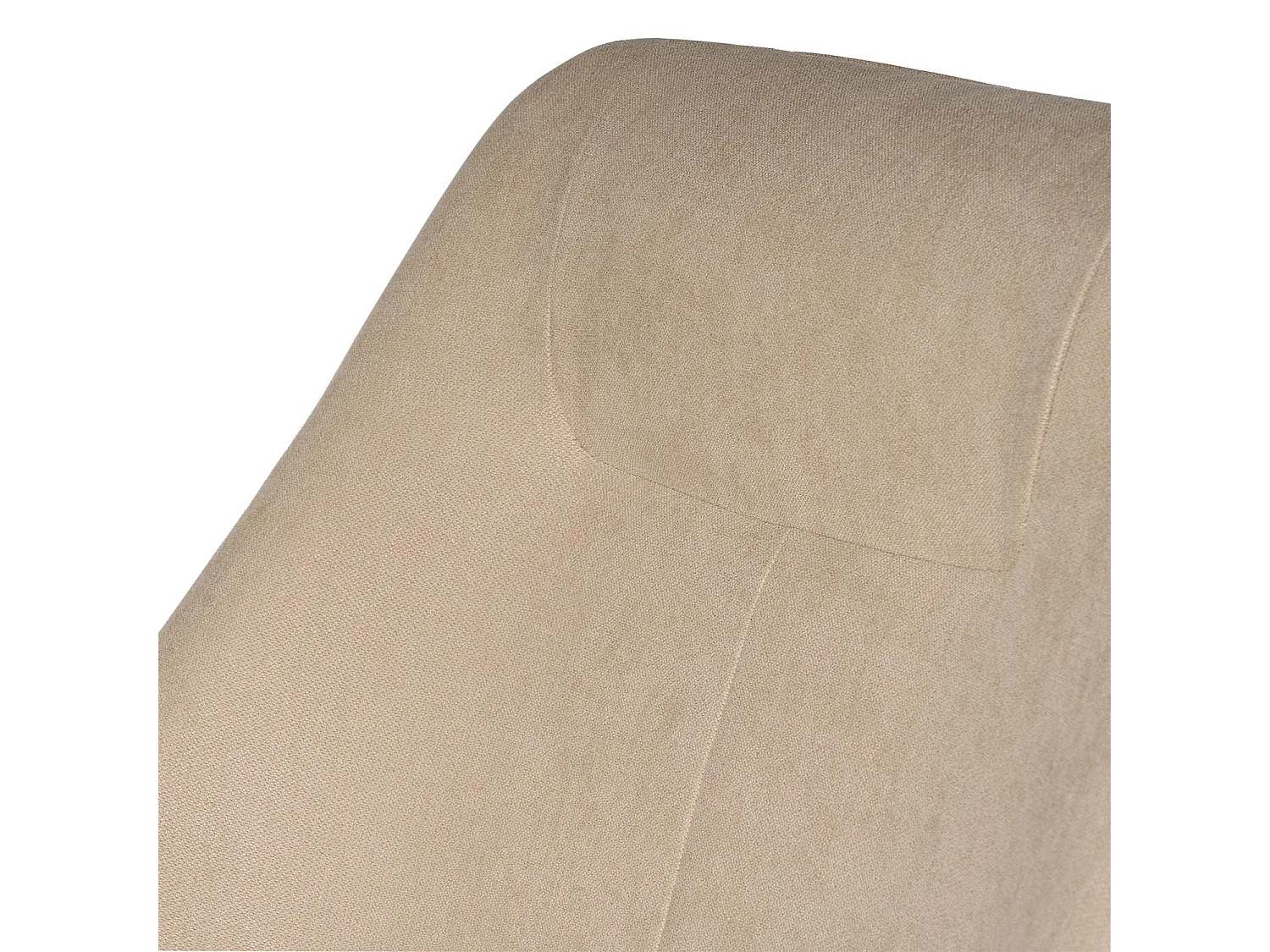 Fauteuil à bascule tissu marron clair et pieds bois clair Kopen 75cm