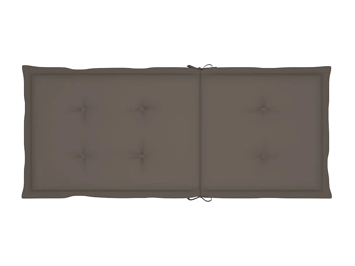 Chaise à bascule avec coussin Bambou 27