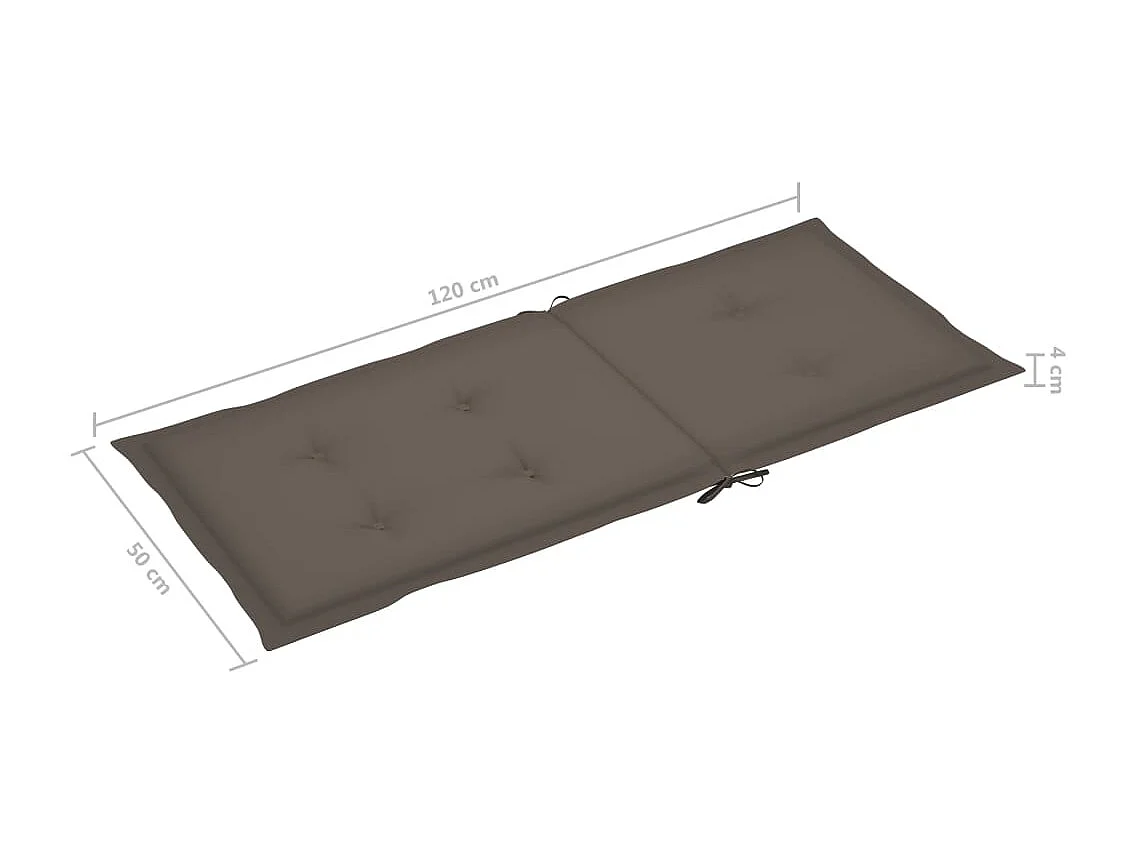 Chaise à bascule avec coussin Bambou 27