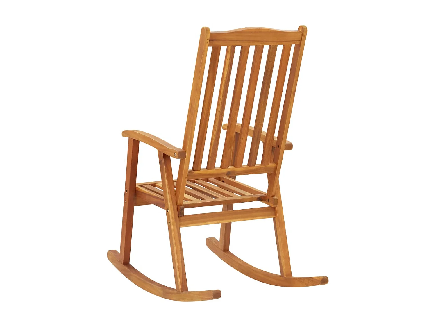 Chaise à bascule Bois d'acacia massif