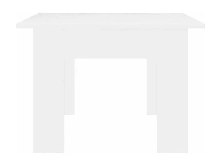 Table basse rectangulaire bois blanc Léonie