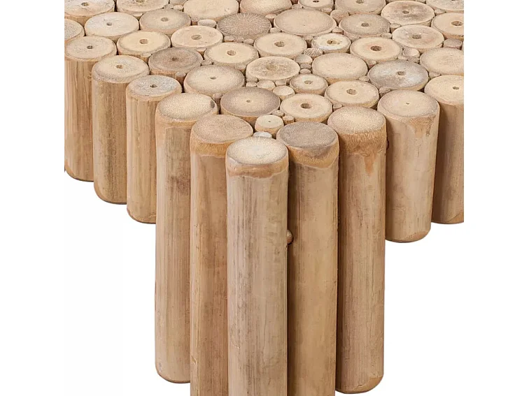 Table basse rectangulaire bambou clair Kyca 2