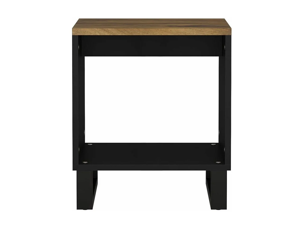 Table basse 40x31x46 Bois de manguier solide et d'ingénierie