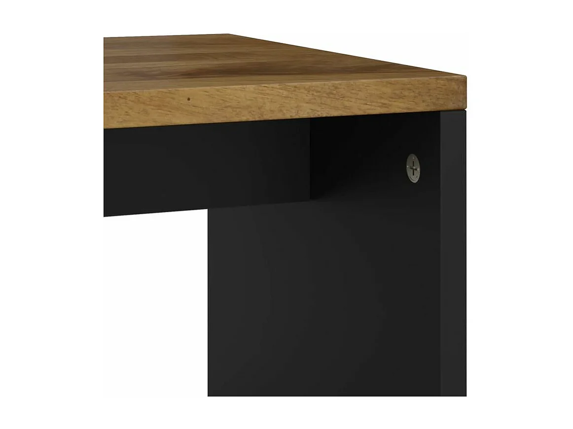 Table basse 40x31x46 Bois de manguier solide et d'ingénierie