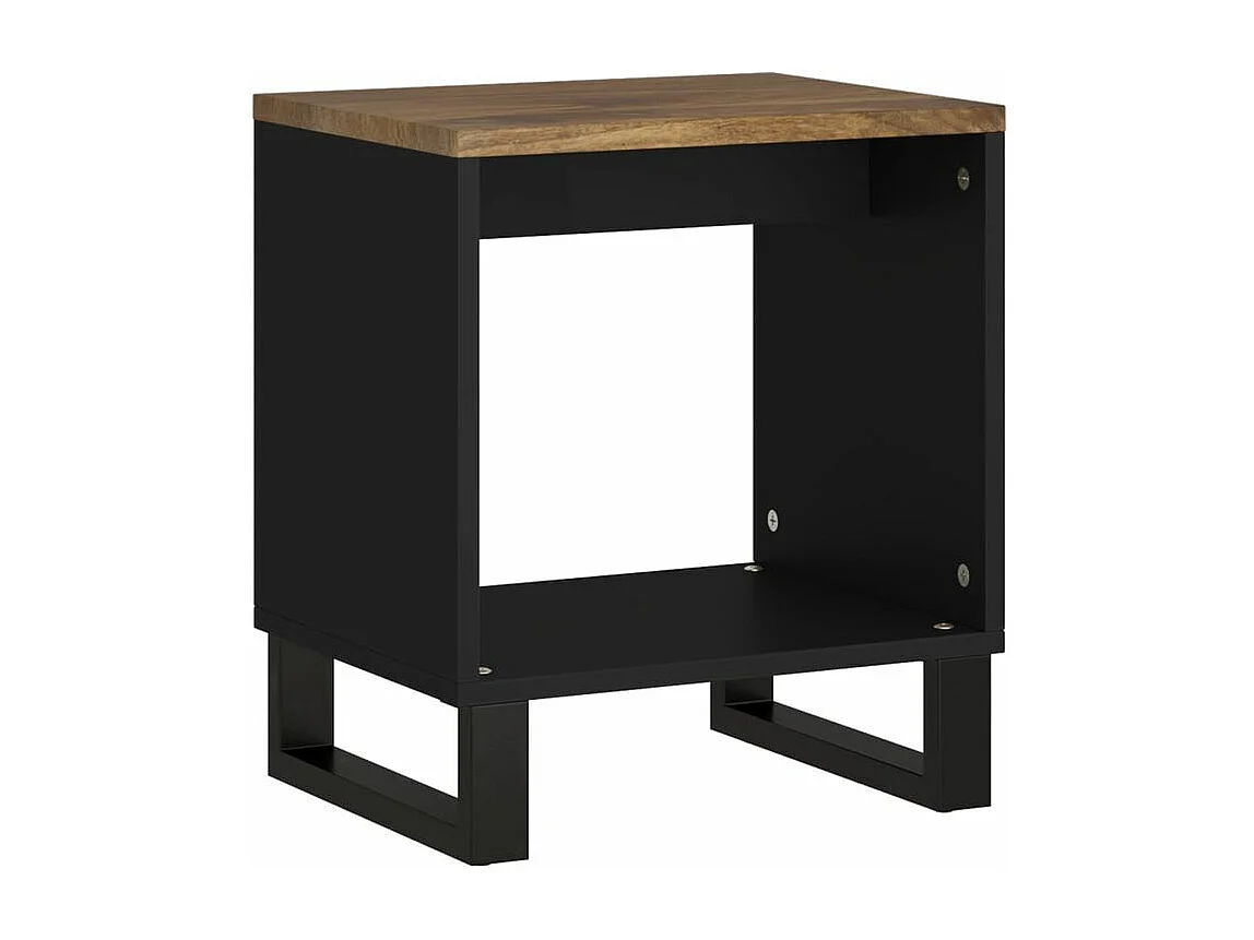 Table basse 40x31x46 Bois de manguier solide et d'ingénierie