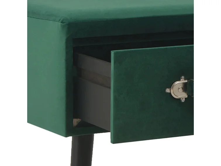 Salontafel 80x40x46 cm fluweel groen