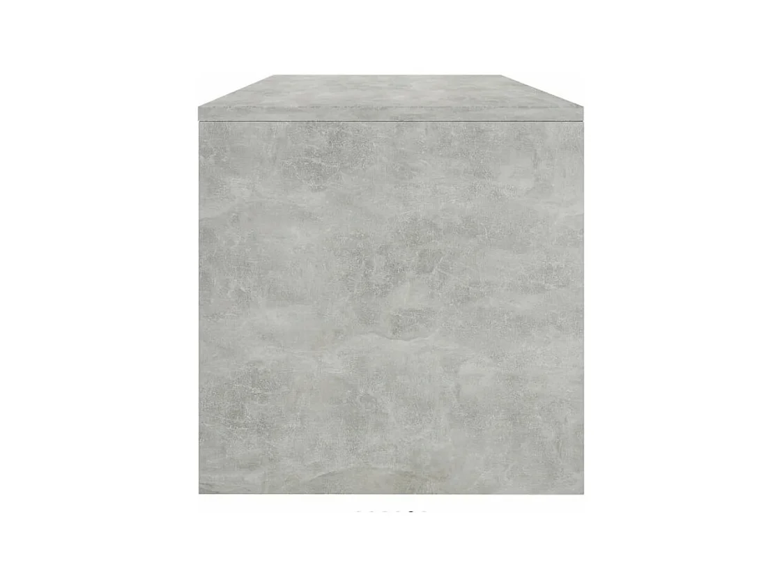 Table basse rectangulaire bois gris béton Sonya