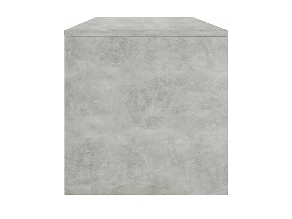 Table basse rectangulaire bois gris béton Sonya
