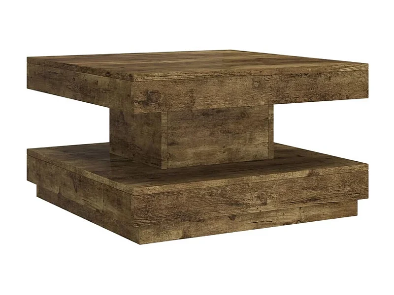 Table basse Marron foncé 60x60x35 MDF