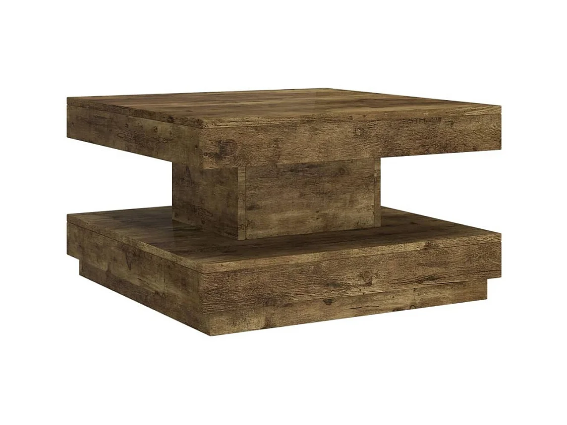 Table basse Marron foncé 60x60x35 MDF