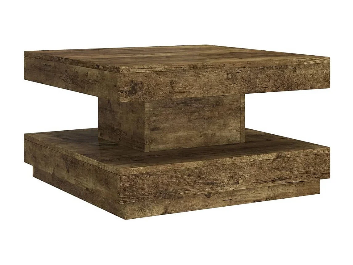 Table basse Marron foncé 60x60x35 MDF
