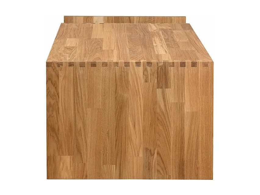 Mesa de centro original Pablo madera maciza de roble 90 cm