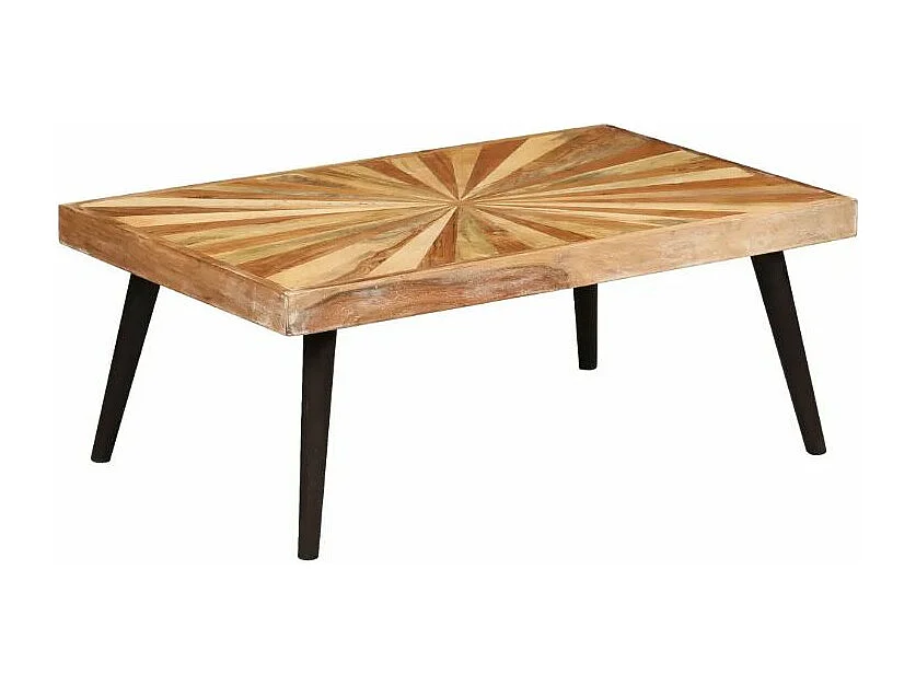 Table basse rectangulaire manguier massif clair Sopra