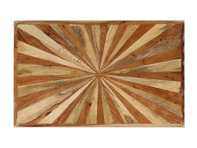 Table basse rectangulaire manguier massif clair Sopra