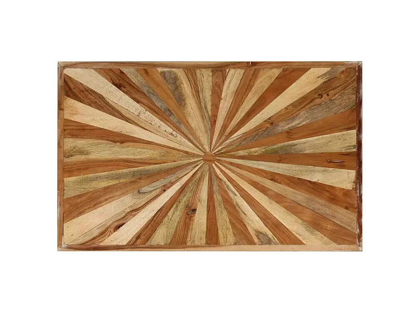 Table basse rectangulaire manguier massif clair Sopra