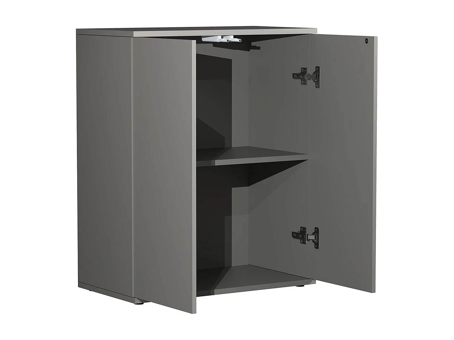 Chest of drawers & sideboards Dalosa Gray H. 73 x W. 60 x D. 32 cm